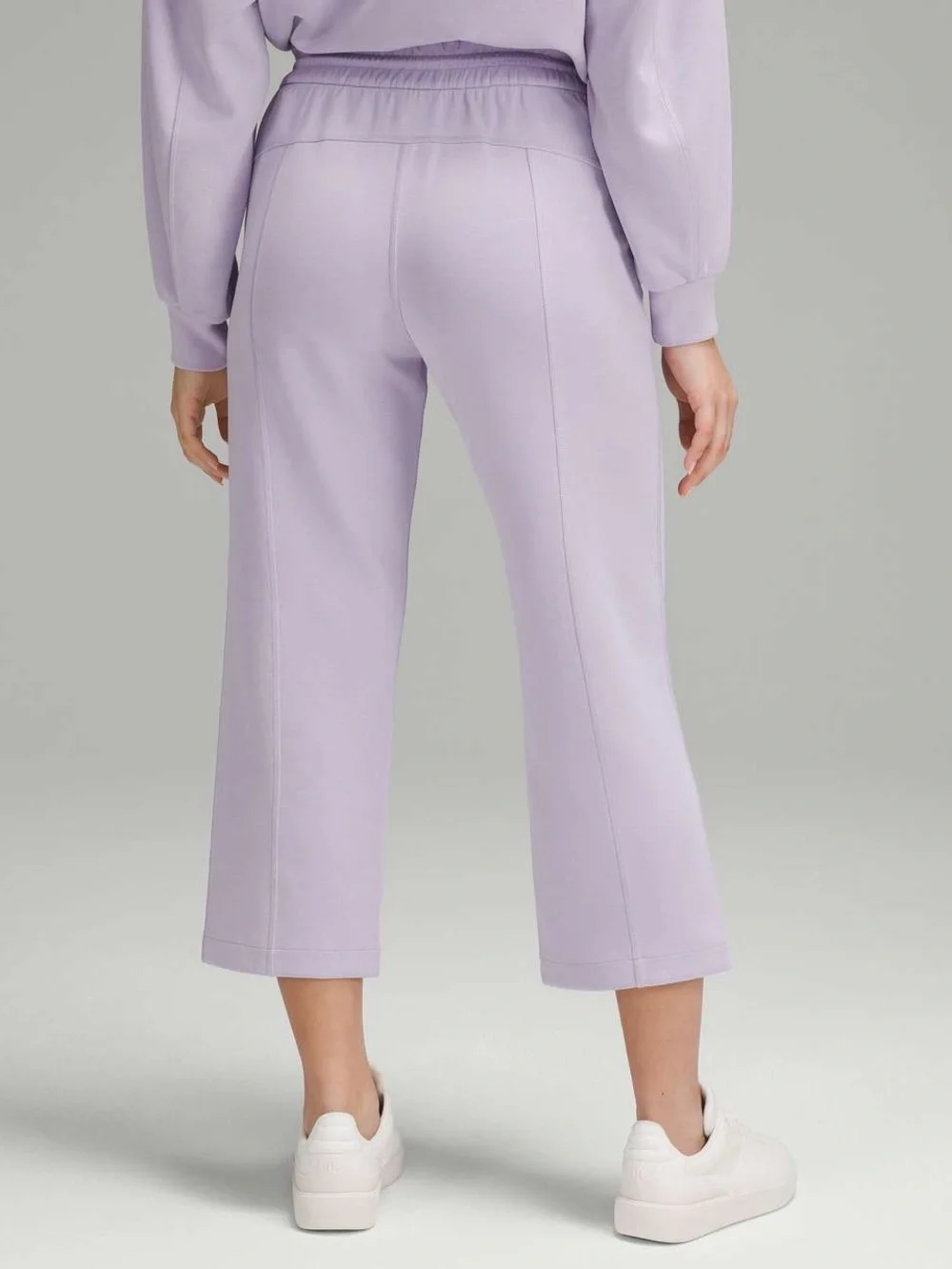 🆕 Lululemon Softstreme High-Rise Straight-Leg Cropped Pant in Lilac Ether Sz 10